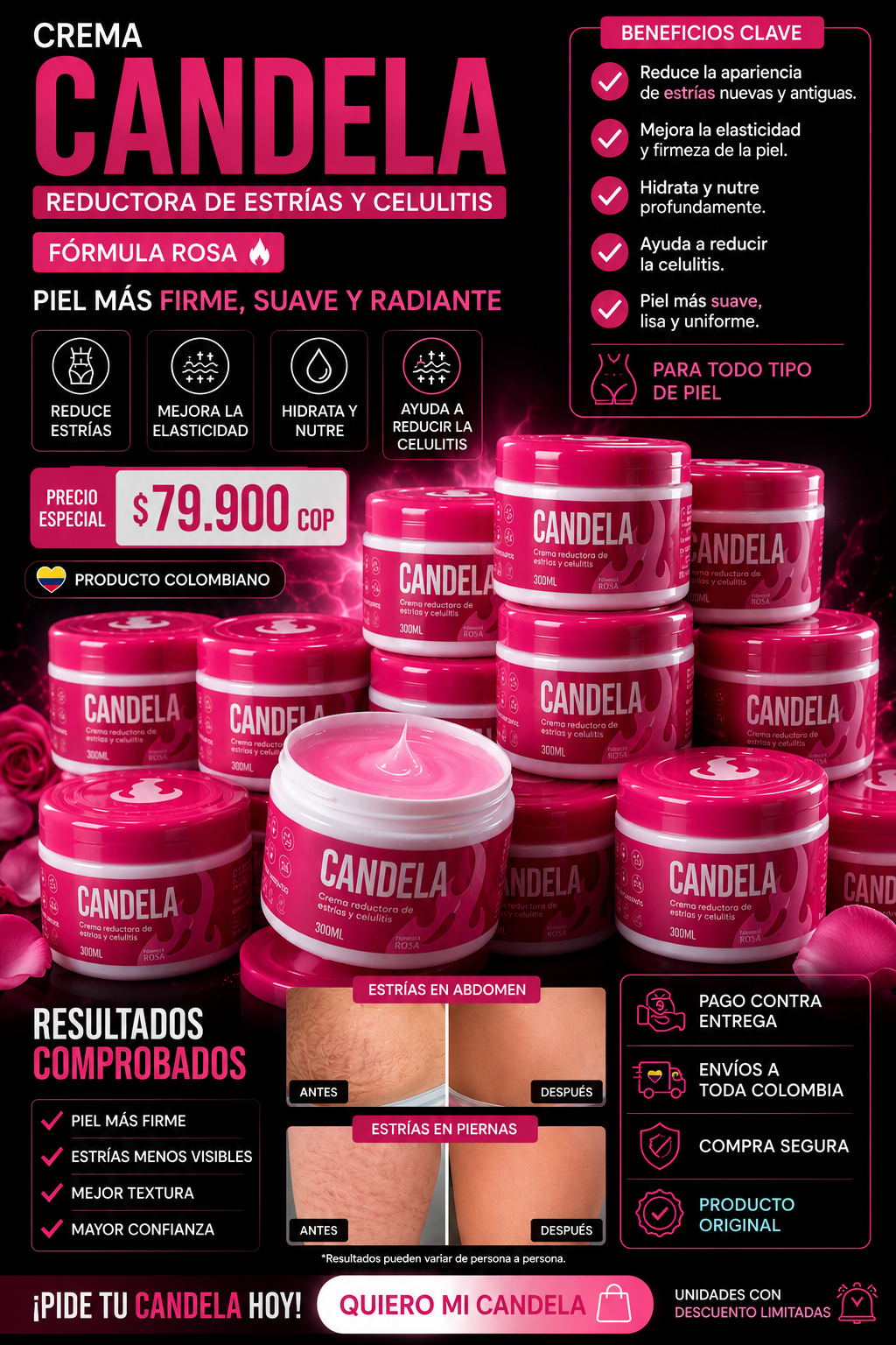 💛🔥 Crema Candela Original | El Secreto de una Piel Radiante