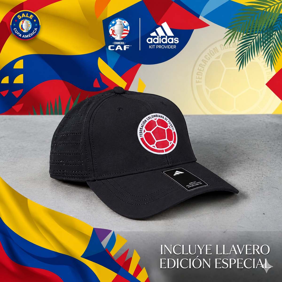 GORRA COLOMBIA IMPORTADA💛💙❤️
