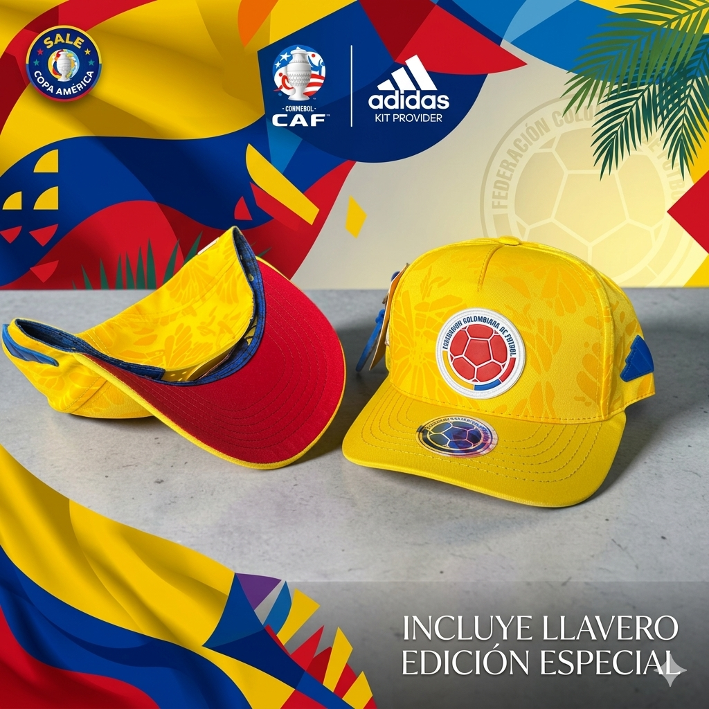 GORRA COLOMBIA IMPORTADA💛💙❤️